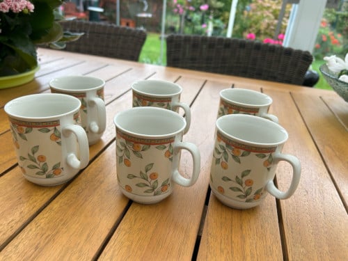 6 Art Design Bekers Koffietijd