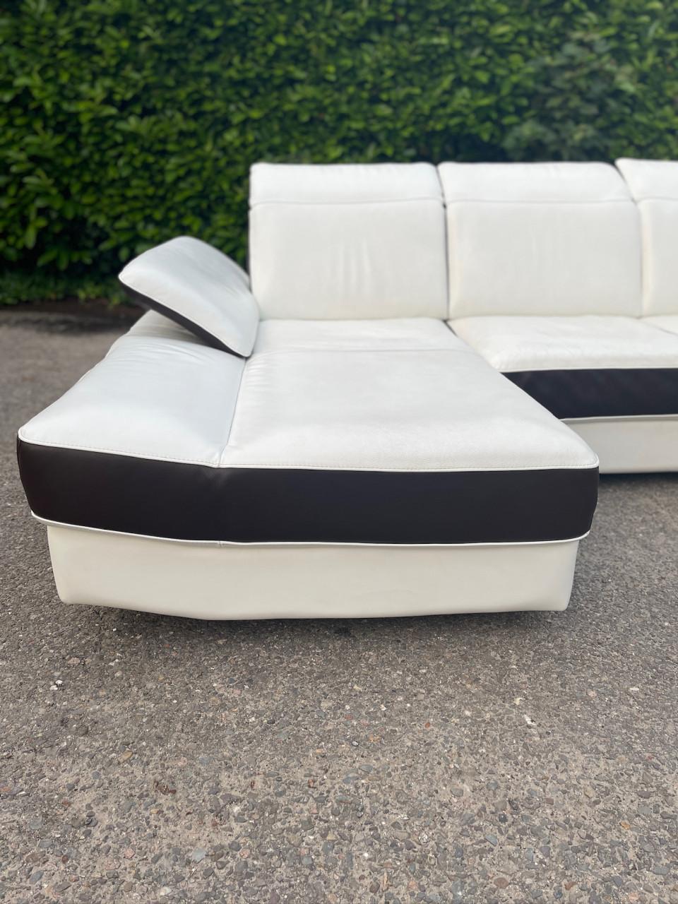 GRATIS LEVERING HEEL NL Chateau d'Ax Echt Leer Hoekbank