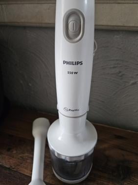 Philips ProMix Staafmixer met hakmolen - 550Watt, nette staat