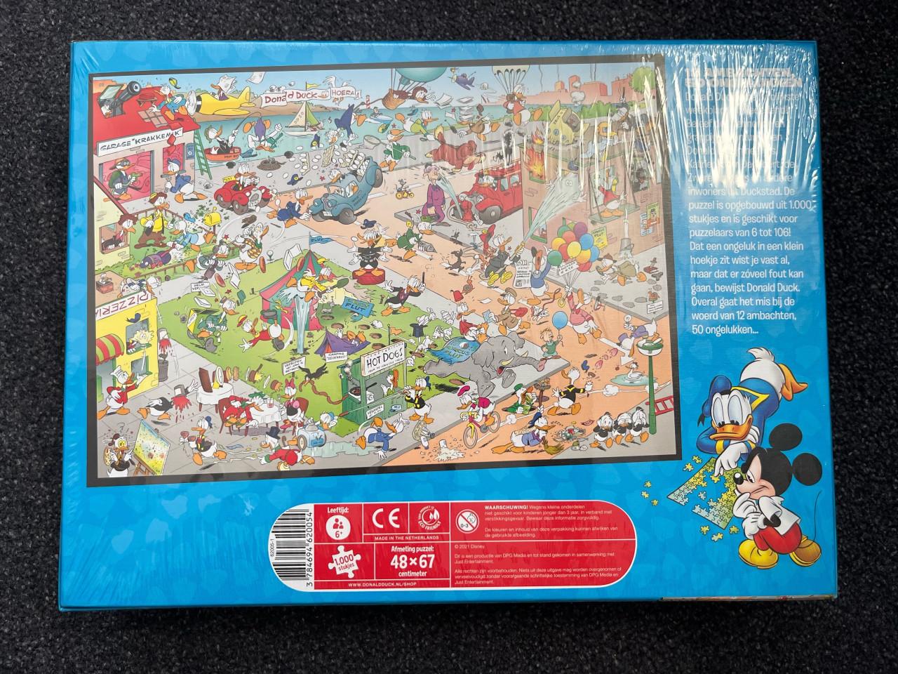 Puzzel Donald Duck, nieuw