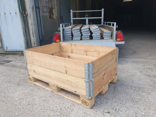 Europallet opzetranden, houten pallet randen 30 stuks.