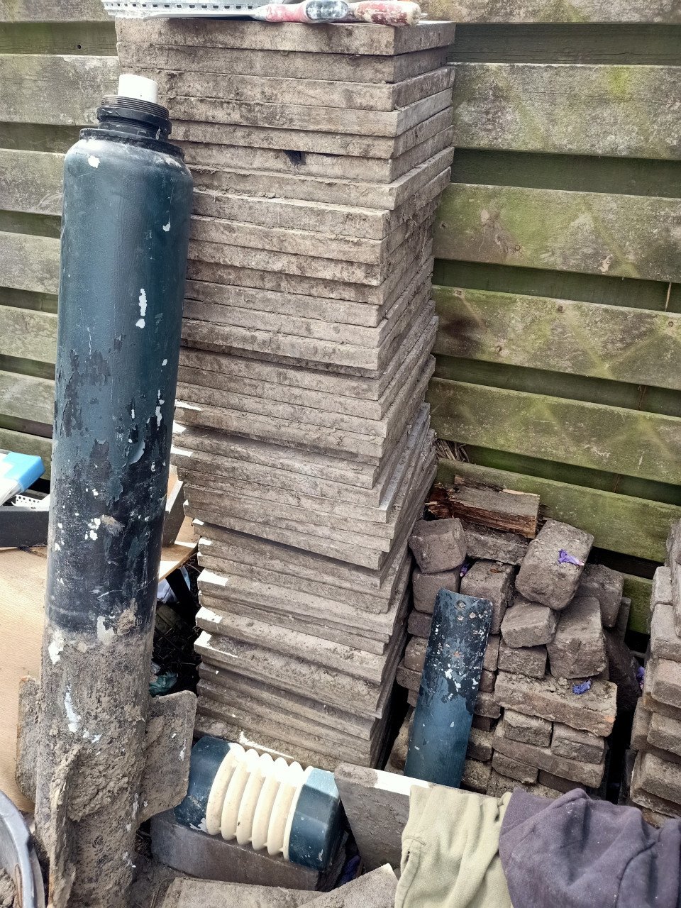 Gratis betontegels 40x40 50 stuks