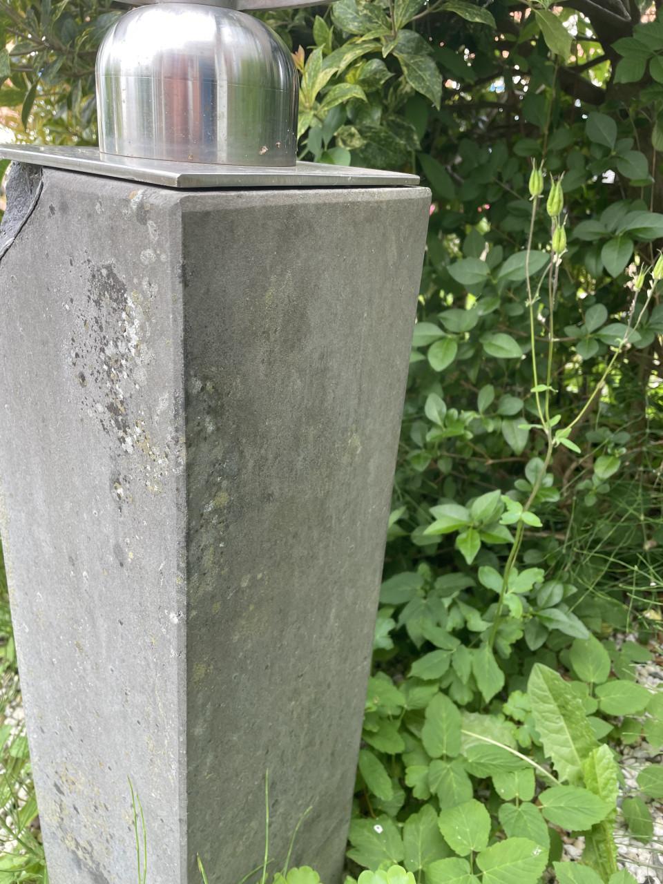 Zonnewijzer XXL op zuil roestvrijstaal 135cm Zeer exclusief - Draaibaar