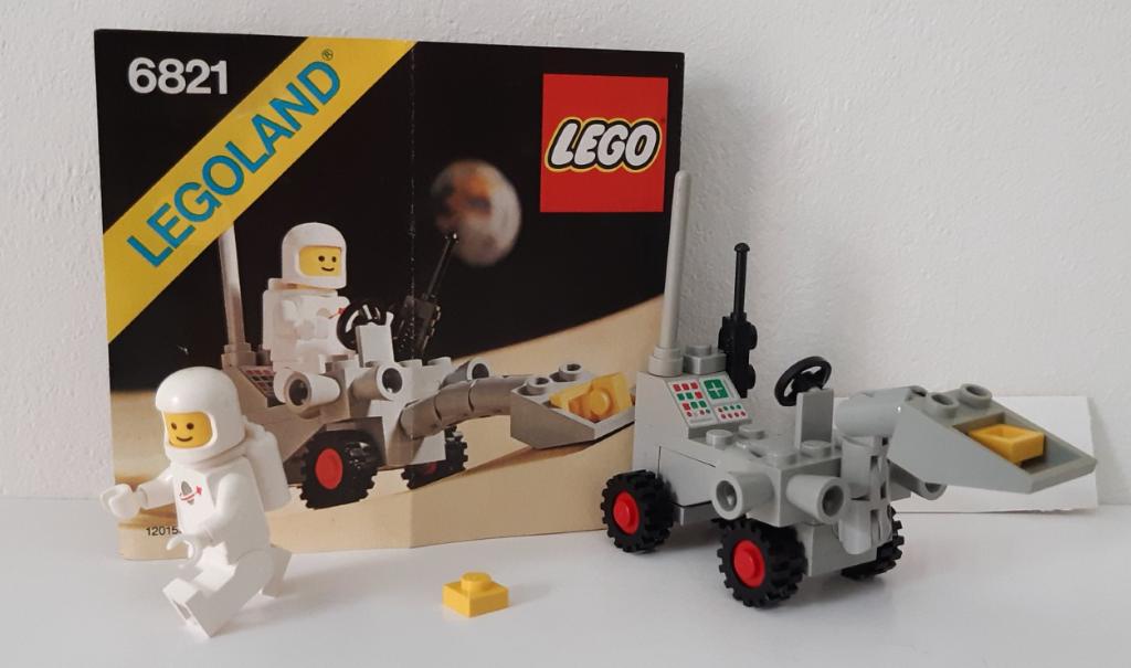 Lego Classic Space 6821: space shovel, ruimte voertuig met astronaut