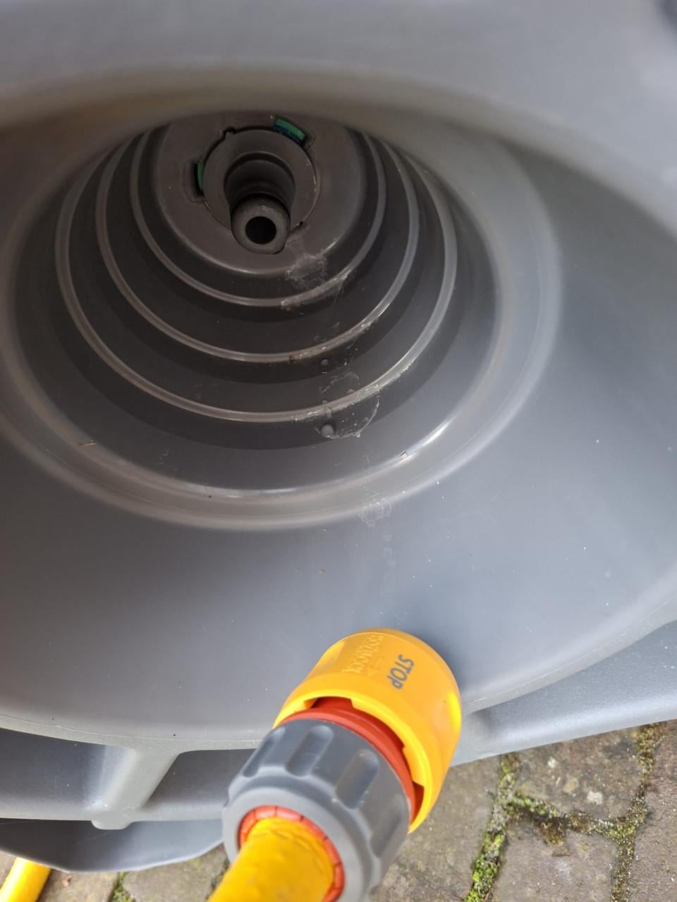 Tuinslang op haspel, extra lang !