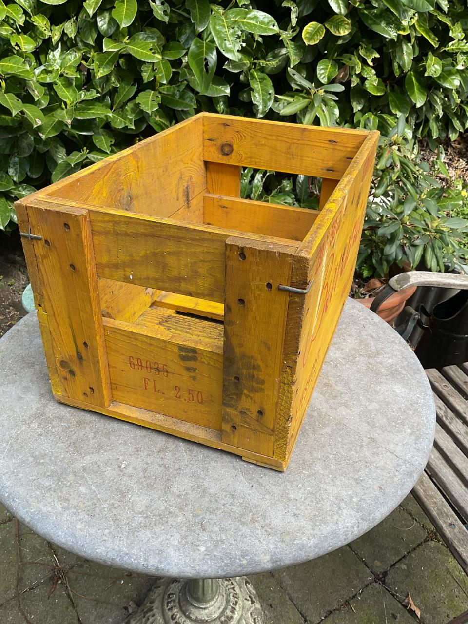 Bavaria bier krat ( hout )