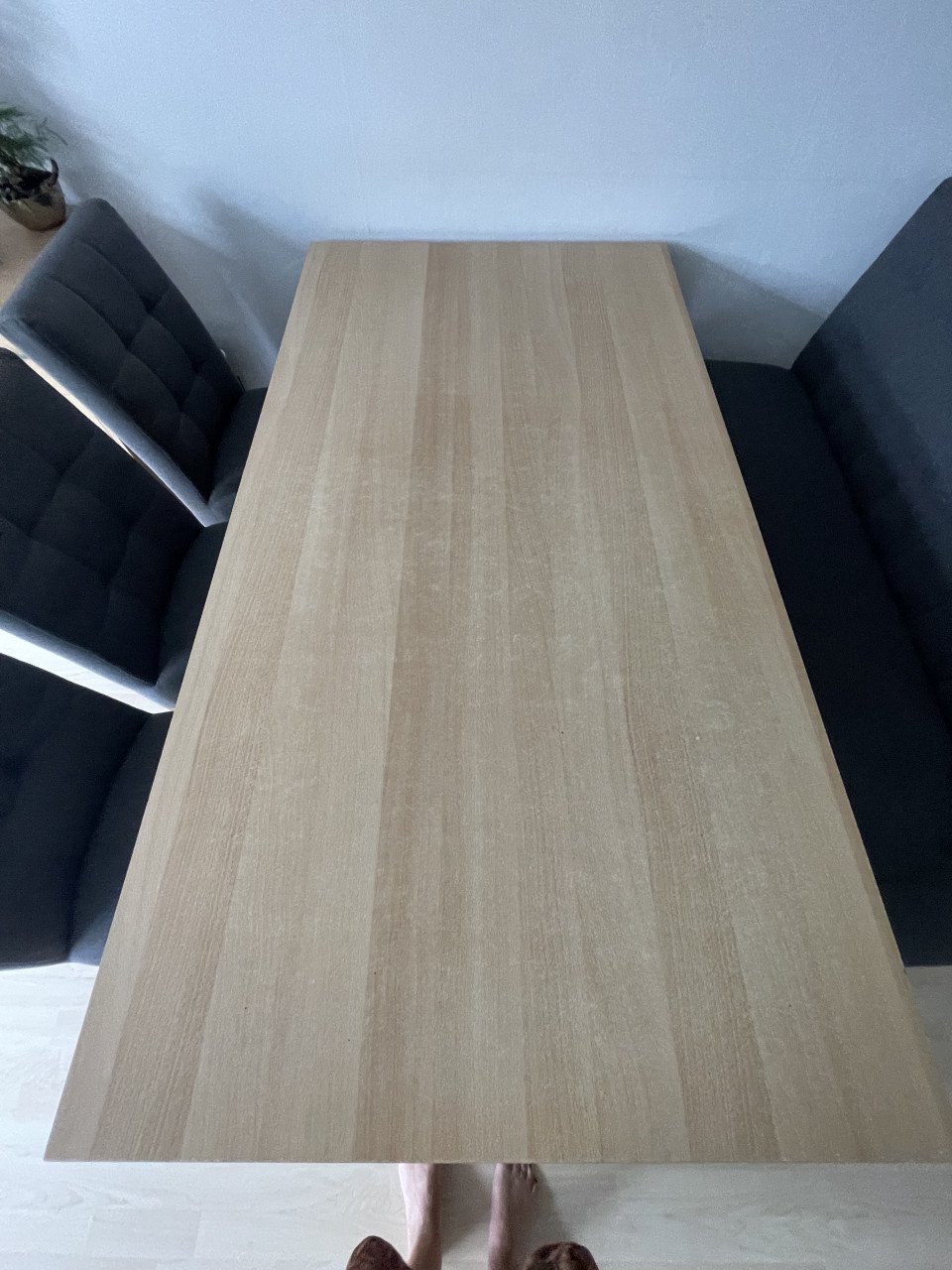 Eettafel met stoelen en bankje