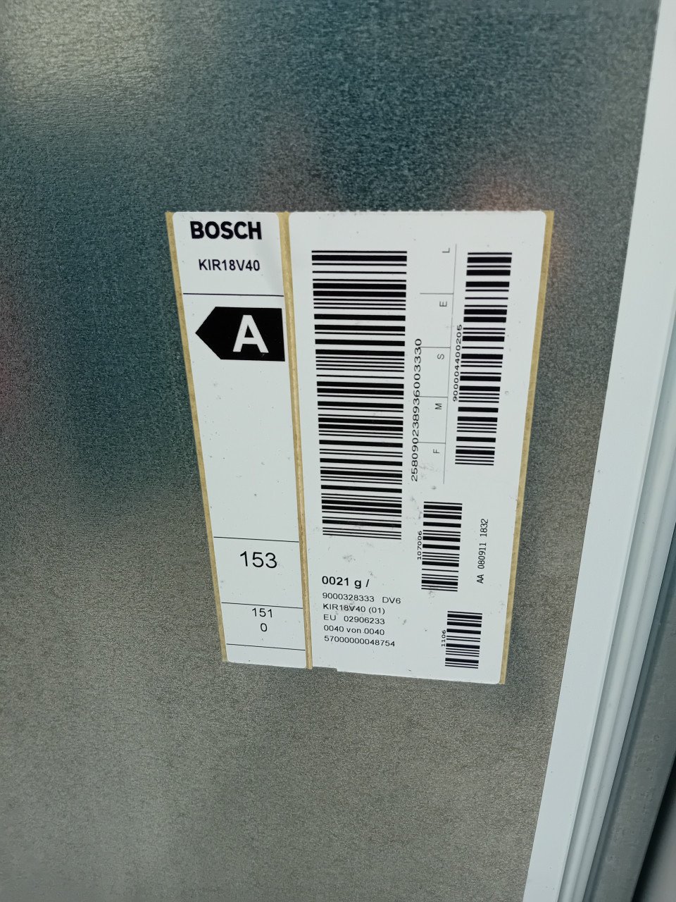 Inbouw koelkast bosch
