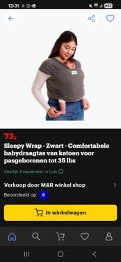 Sleepy wrap.