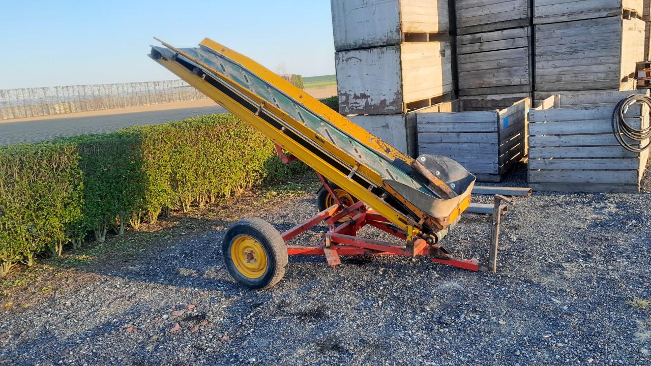 Transportbandje voor achter de kipper.