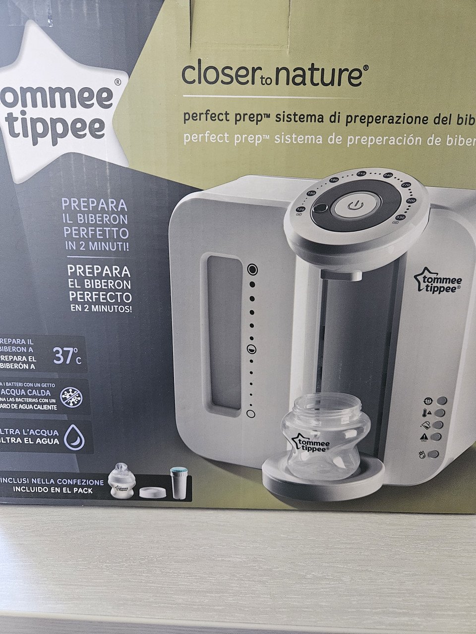 Tommee Tippee babymelk prep machine. Wit