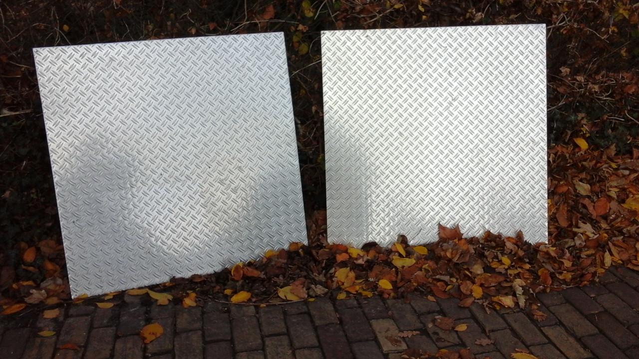 Aluminium traanplaat