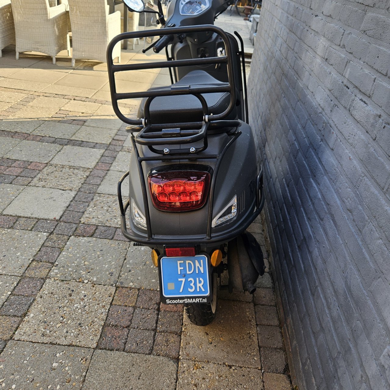 Scooter riva luxury mat grijs