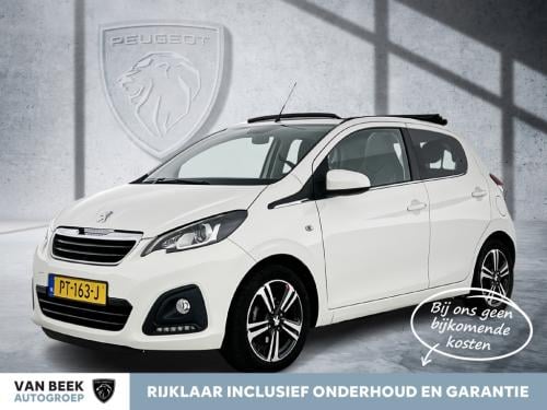 Peugeot 108 72 pk active top! cabrio | rijklaar | lederen bekleding | airco