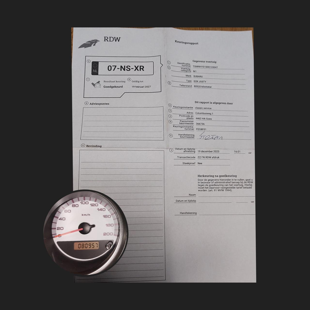 Subaru Justy 1.3i-16V, 80.9xx km!, 19-2-'27 APK, 4x4, Trekhaak, Zilvergrijs