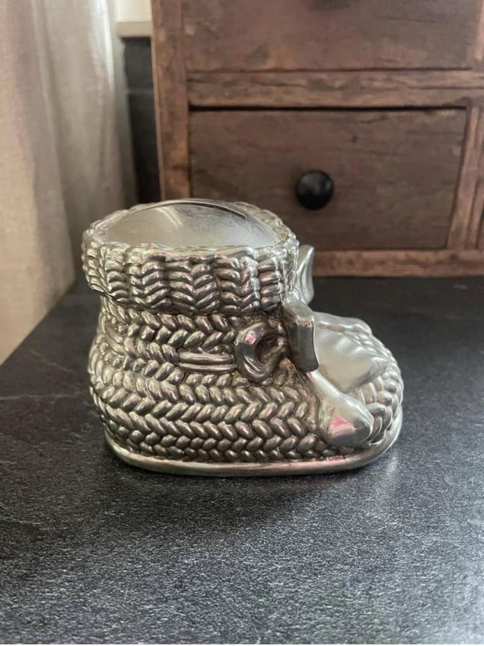 Verzilverde spaarpot