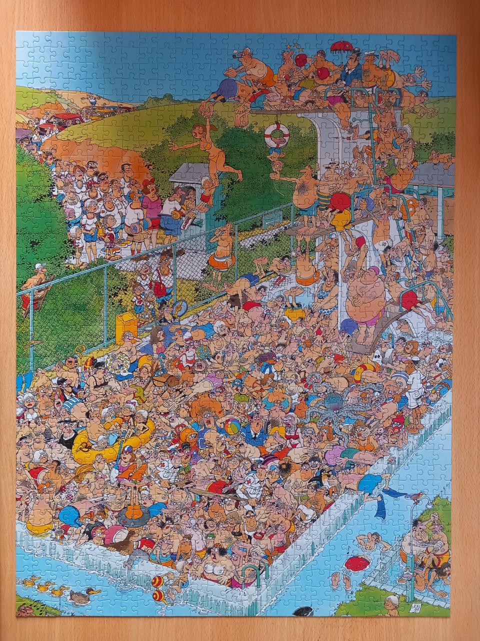 Jan van Haasteren puzzel Fun around the pool