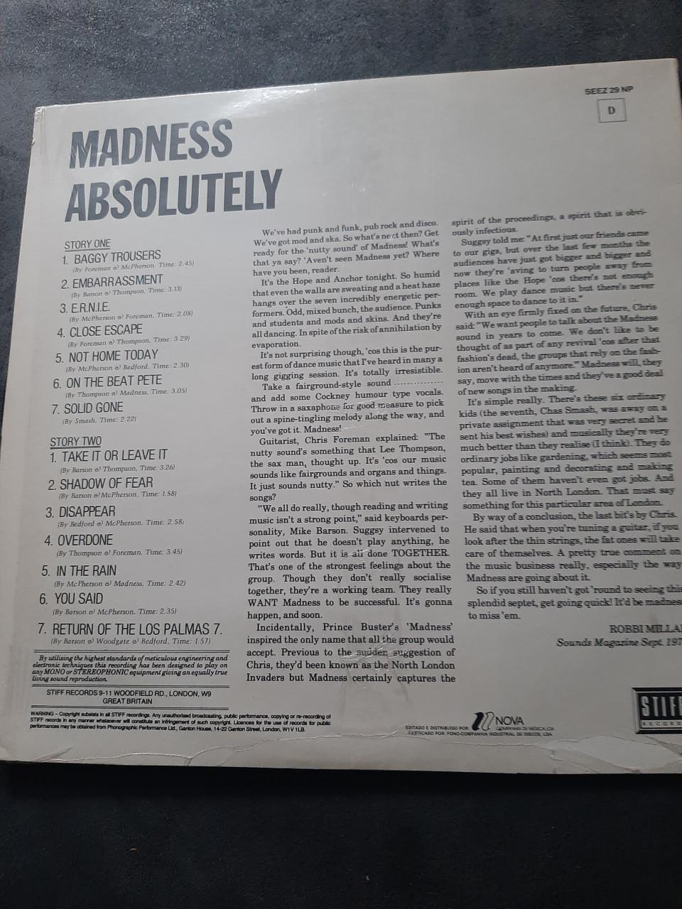 MADNESS - ABSOLUTELY