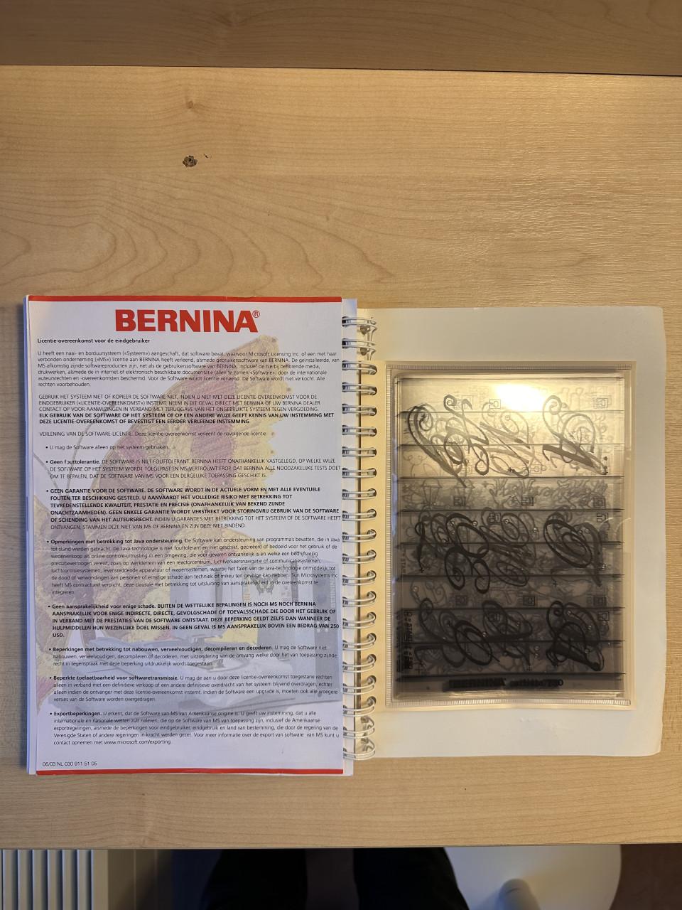 Bernina Arista 730 borduurnaaimachine met borduurmodule