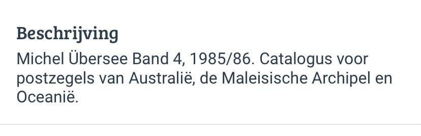 Catalogussen postzegels munten