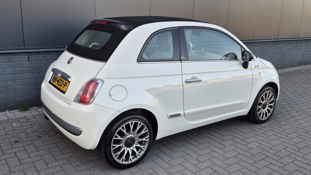 Fiat 500 C 1.2 lounge *cabrio*airco*parkeersensoren*lmv*ecc*