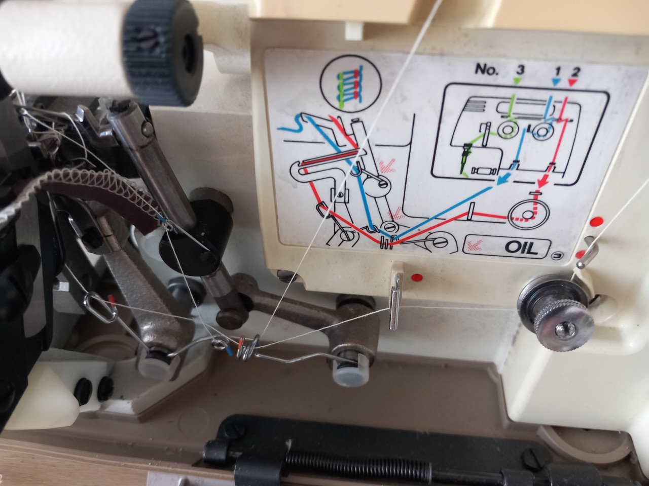 Echte BERNETTE 203 overlock