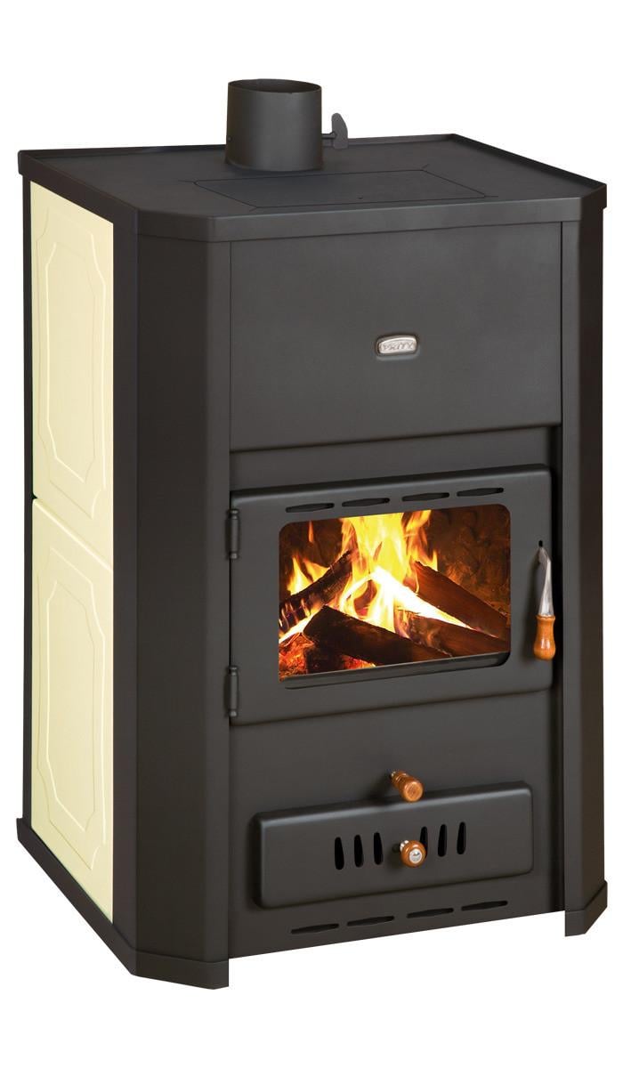 Met 1 houtkachel het gehele huis warm, cv houtkachel, buffervat, boiler.