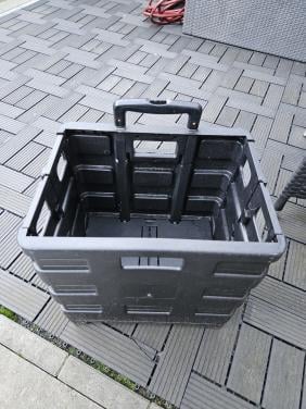 Nog nieuwe opvouwbare boodschappentrolley, stevige kwaliteit