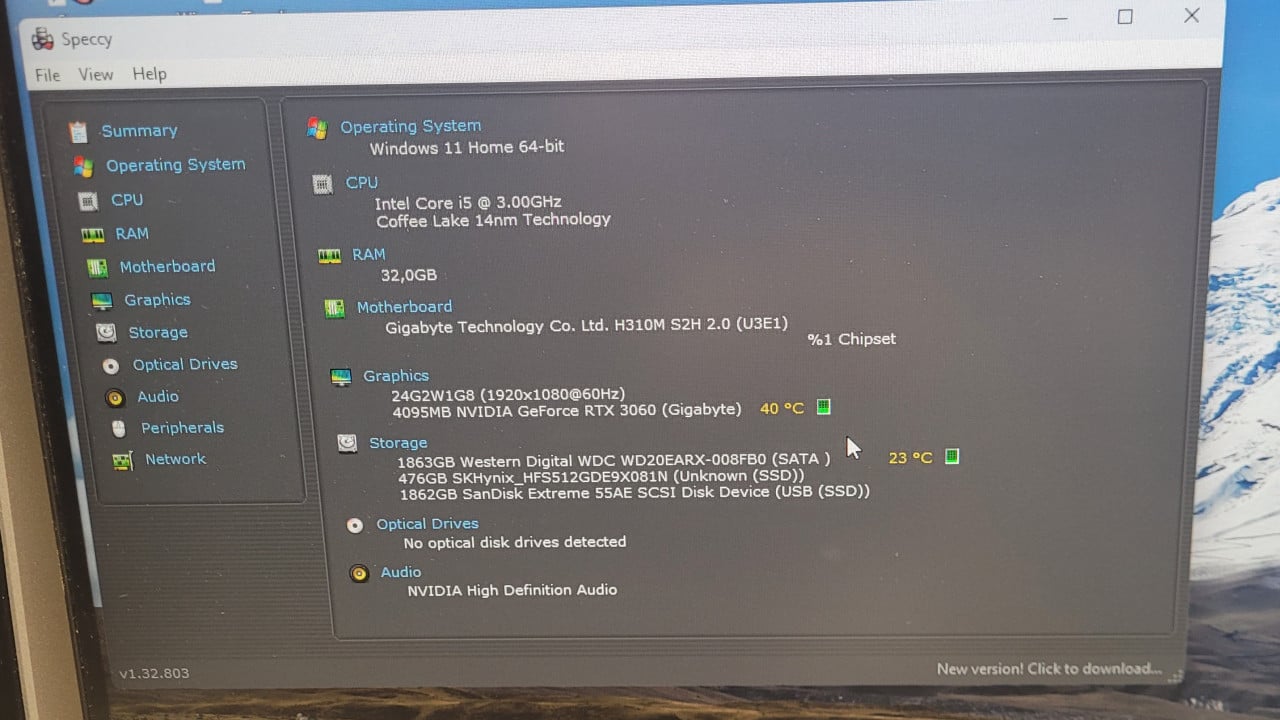 Refurbished Game PC i5-9500/3060 12GB