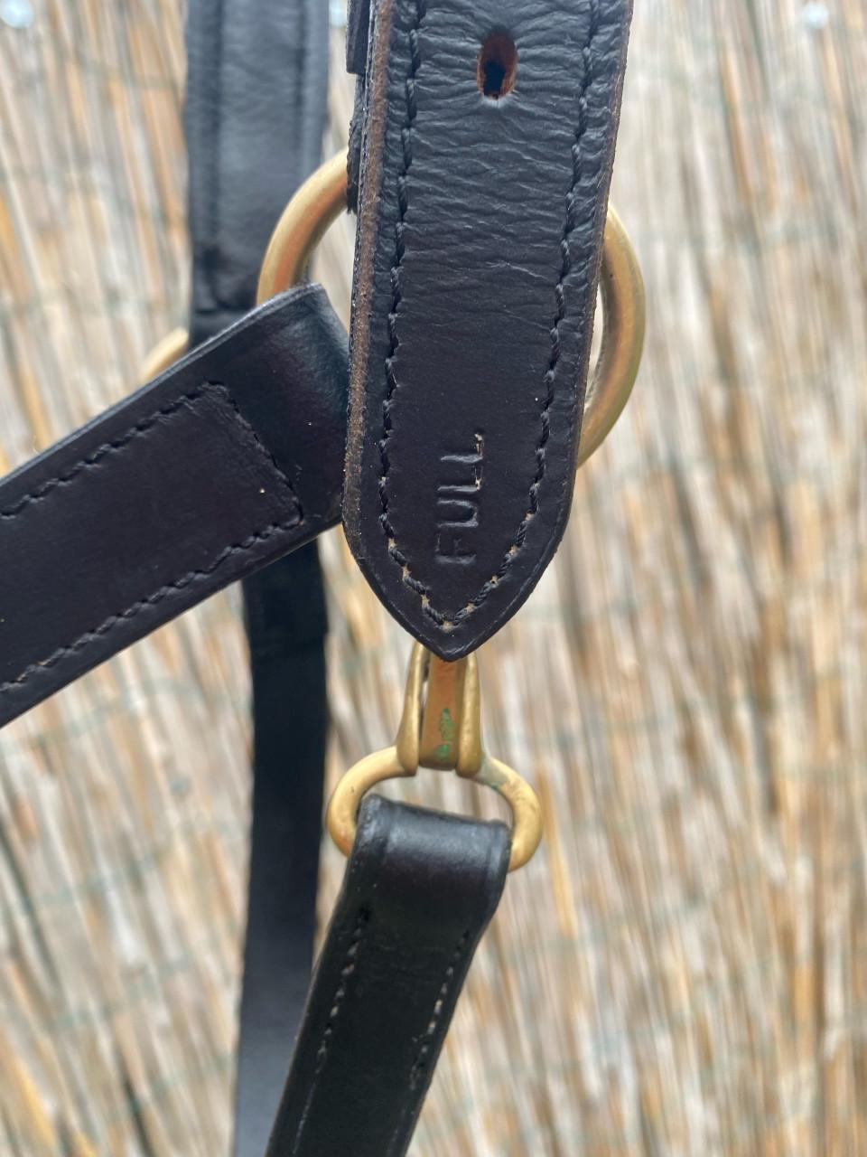 Leren halster maat full