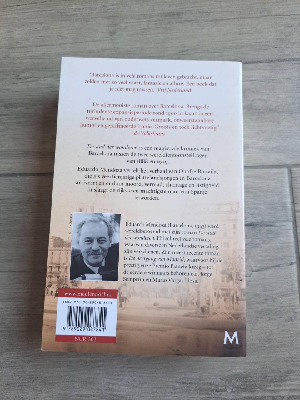 Roman De stad der wonderen van Eduardo Mensoza