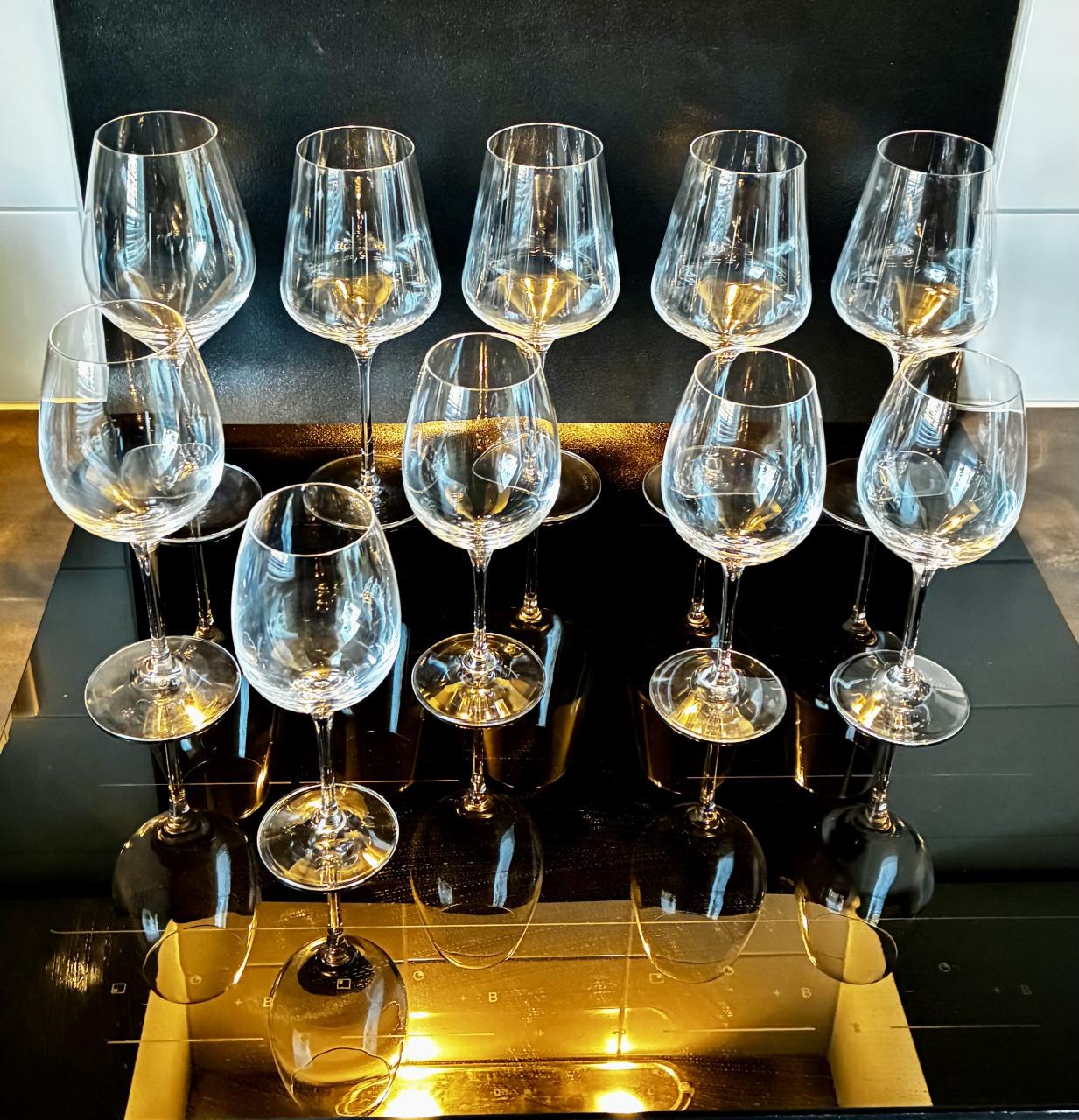Wijnglazen kristal