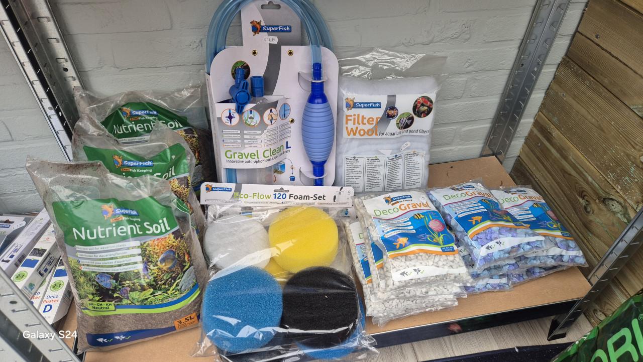 Aquarium spullen 50%