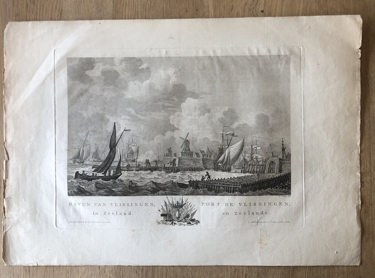 Haven van Vlissingen gravure