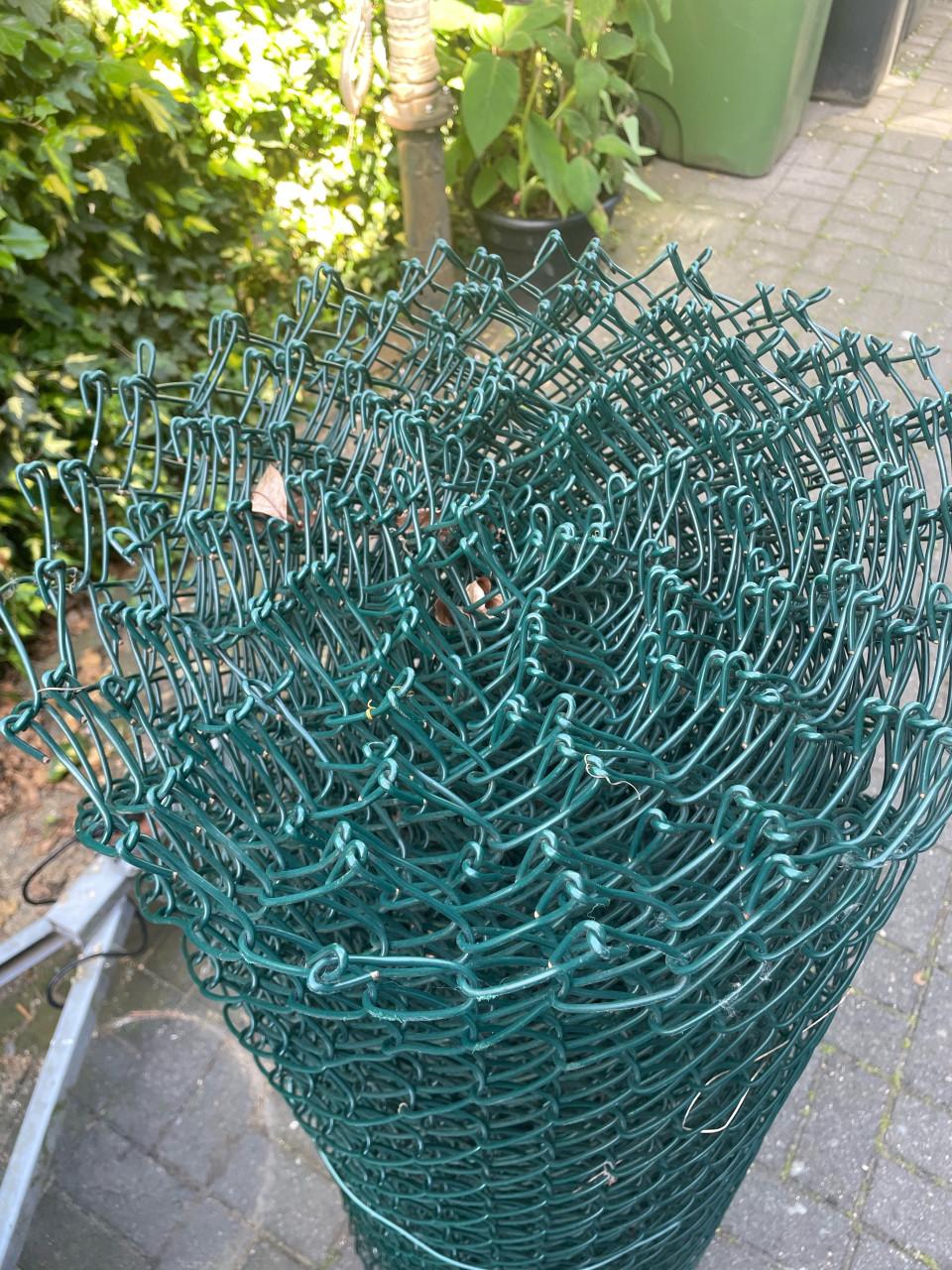 Harmonicagaas groen geplastificeerd H=1.3m
