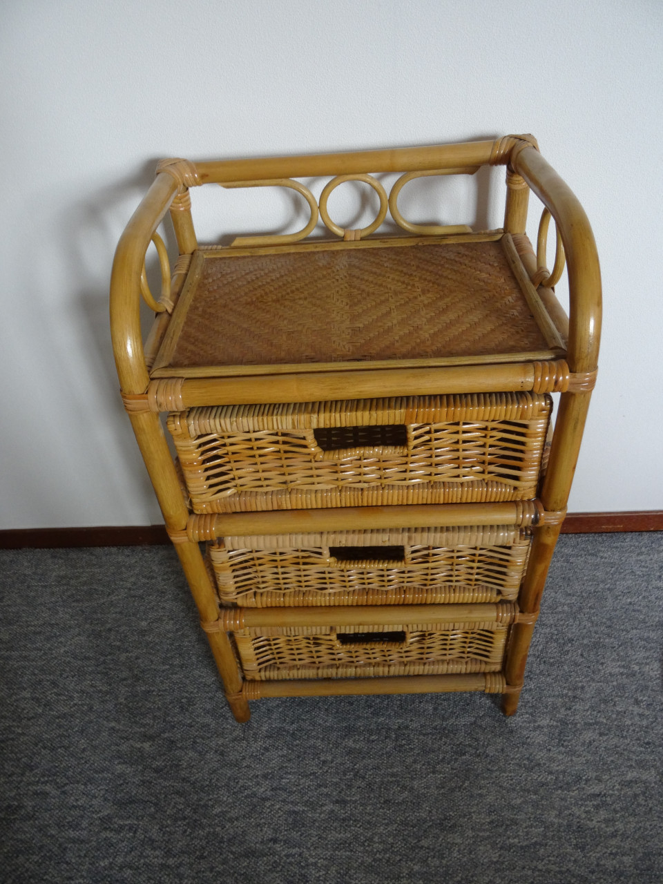 Rotan bamboe ladenkastje