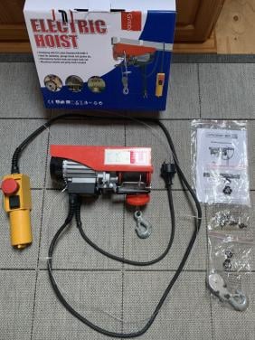 Handig hulpmiddel elektrische takel lier