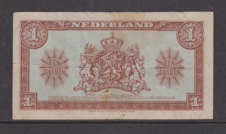 Nederland 1 Gulden 1945 type 06-1a