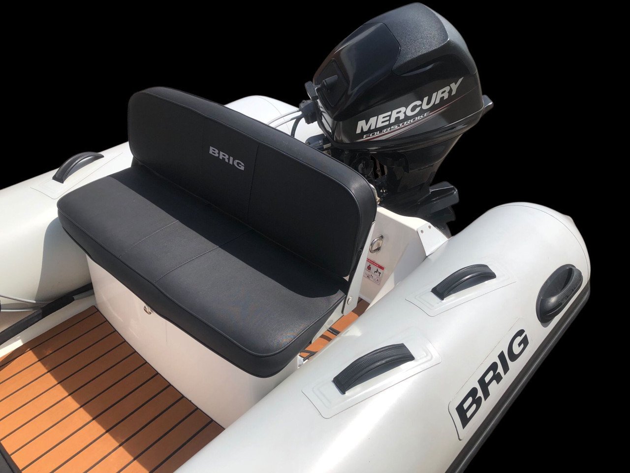 Brig Falcon 330 de Luxe RIB HYPALON met Merury F20 EPT