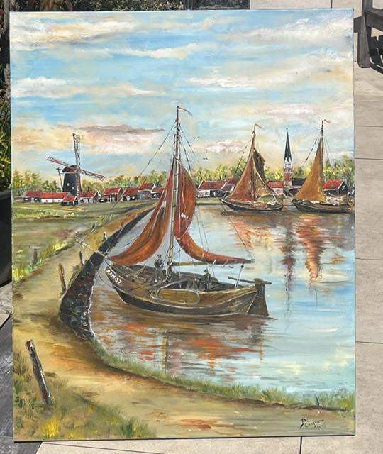 Kleur op de werf van Arnemuiden toen het nog een echte  werf was