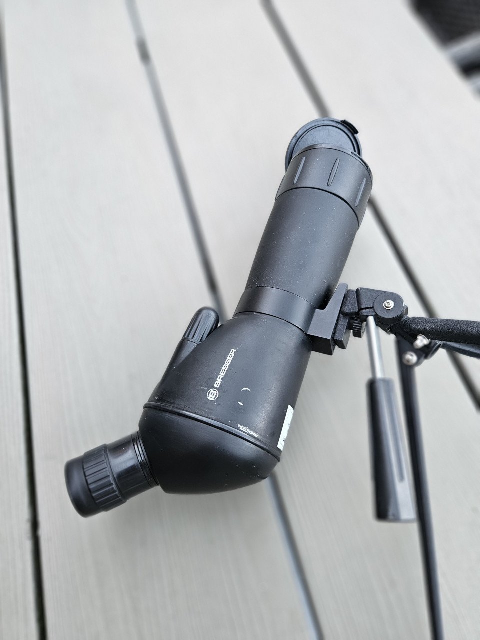 Zgan krachtige Bresser Zoom 20X-60X60 spotting scope incl statief....