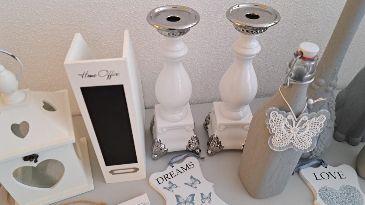Witte decoratieartikelen