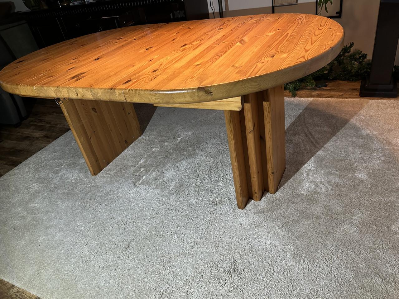 Massief grenen eettafel