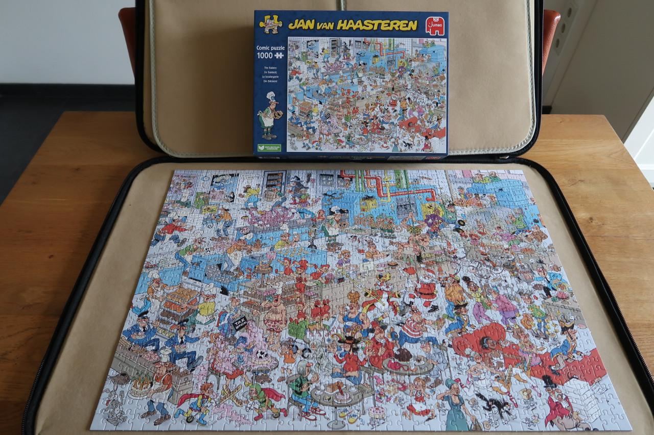 3 Jan van Haasteren puzzels -Vogelkijkdag - De bakkerij - De kunstmarkt.