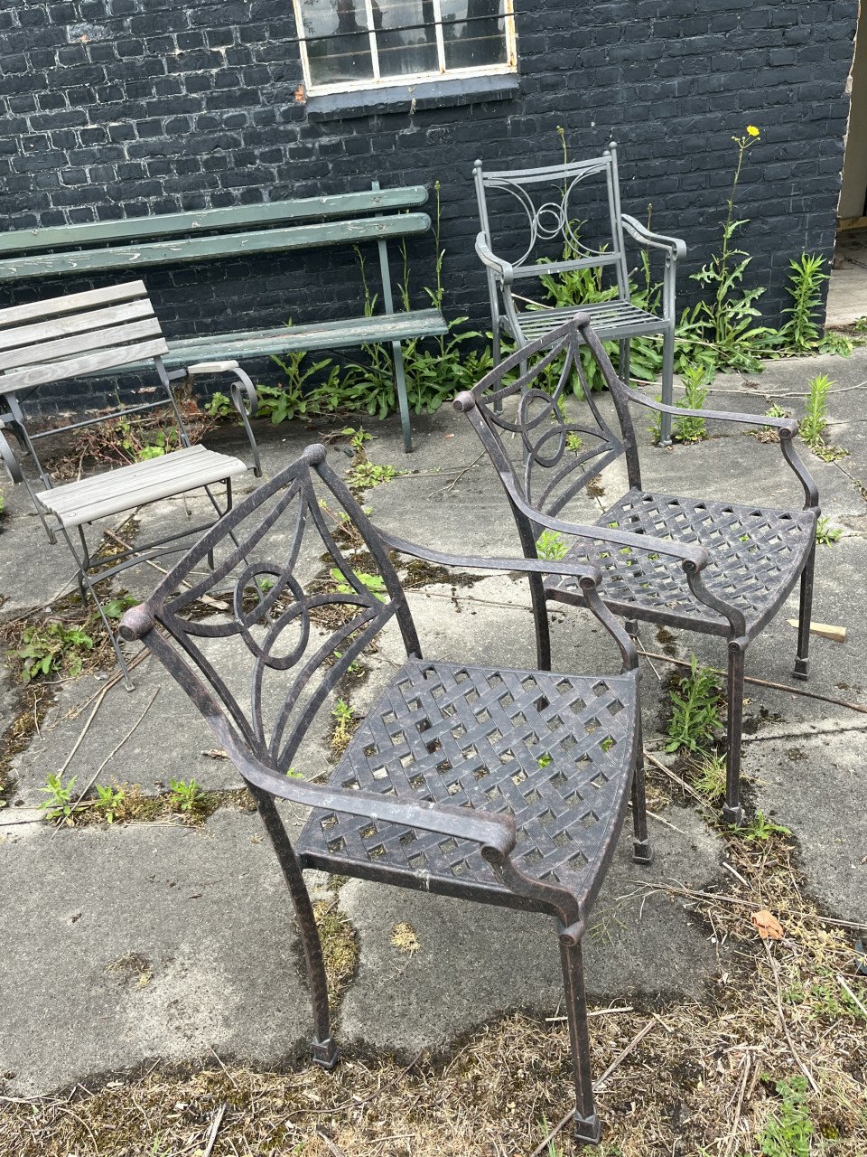Tuinstoel aluminium