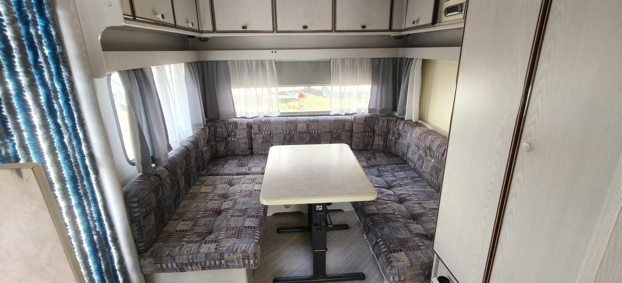 Knaus Sudwind 485 TU 1992Bjaar,Isabella voortent , Fietsedrager,Vaste water
