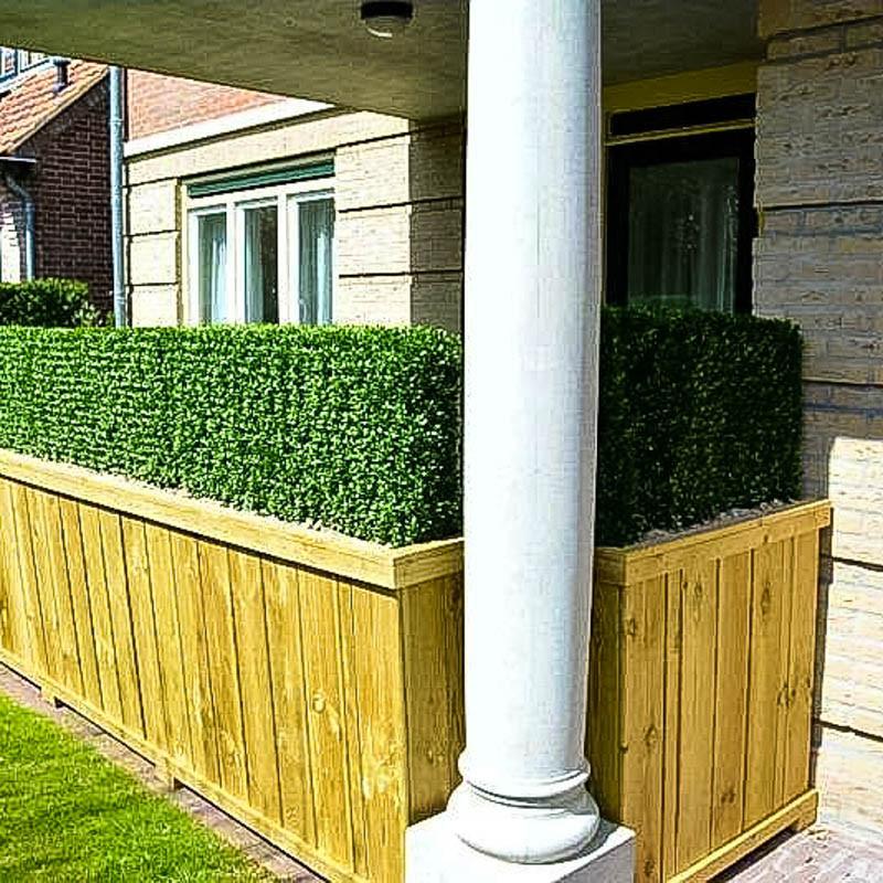 Zeeuwse knop bloembakken projecten ter inspiraties L300 x B35 x H85