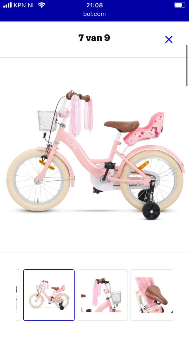 Meisjes fiets