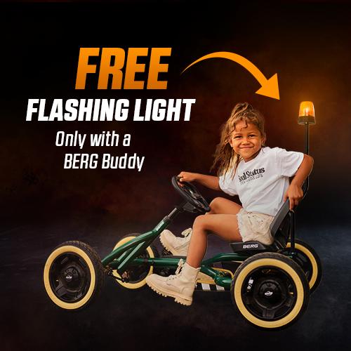 Skelter BERG Buddy Trail Green + gratis zwaailamp!