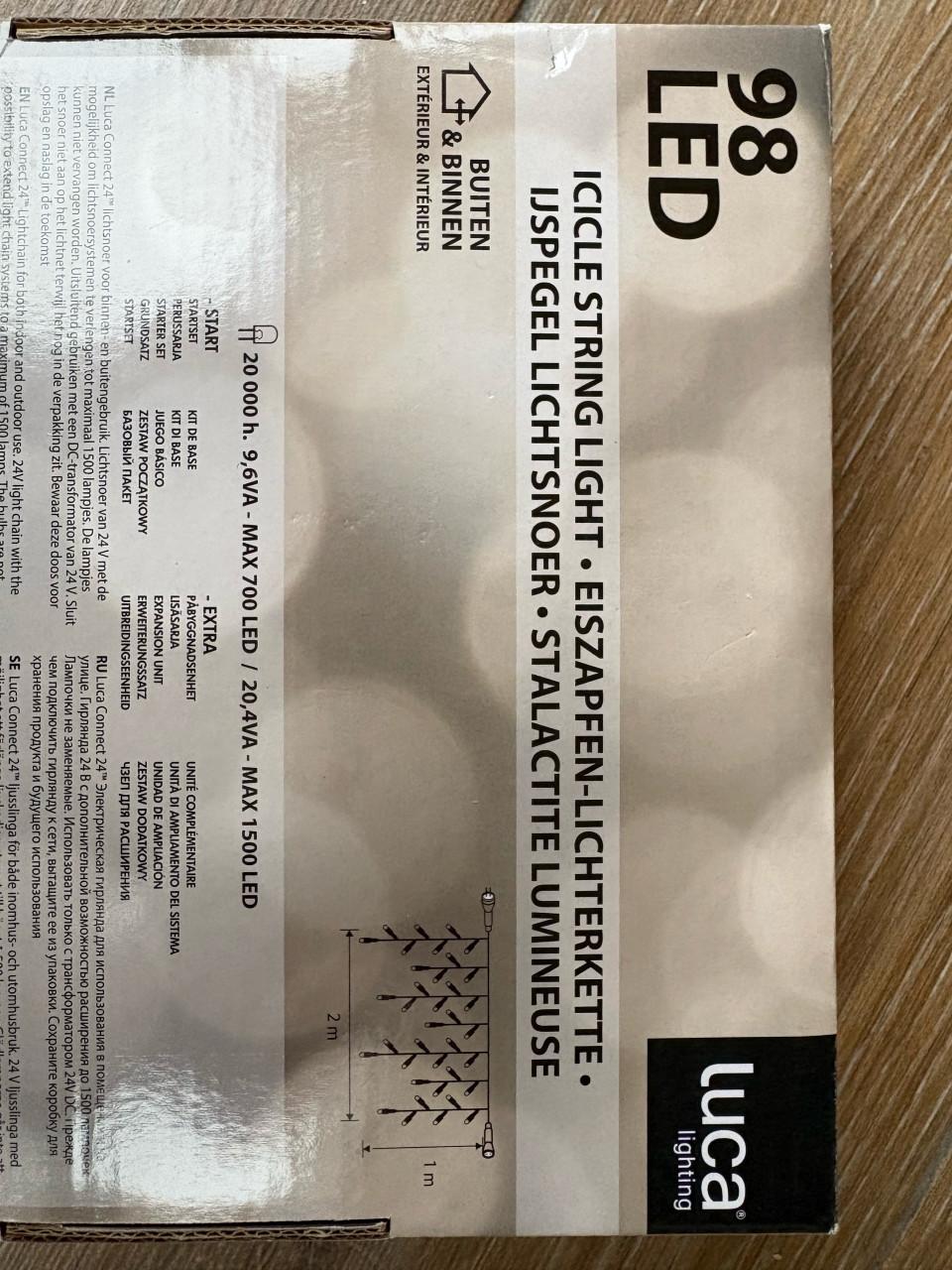 Luca Lightning Connect 24 extra/ kerstverlichting/ lampjes buiten